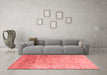 Modern Red Washable Rugs