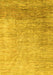 Oriental Yellow Modern Rug, abs4212yw