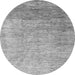 Round Oriental Gray Modern Rug, abs4212gry