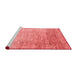 Modern Red Washable Rugs