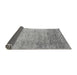 Sideview of Oriental Gray Modern Rug, abs4212gry