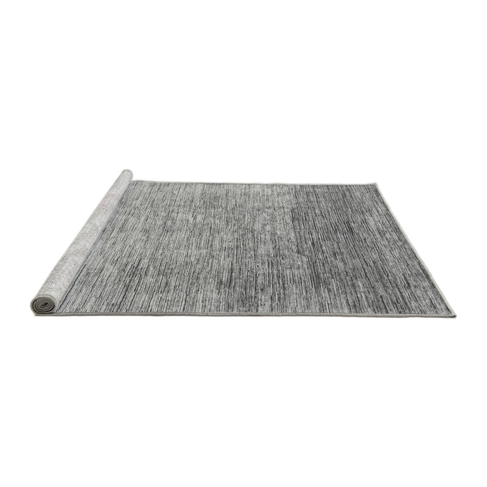 Sideview of Machine Washable Oriental Gray Modern Rug, wshabs4212gry