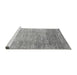 Sideview of Machine Washable Oriental Gray Modern Rug, wshabs4212gry