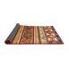 Sideview of Abstract Fire Brick Red Oriental Rug, abs4213