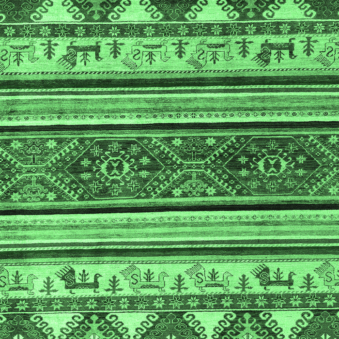 Oriental Emerald Green Modern Rug, abs4213emgrn