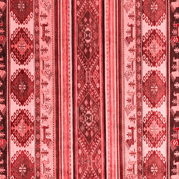 Machine Washable Oriental Red Modern Rug, wshabs4213red