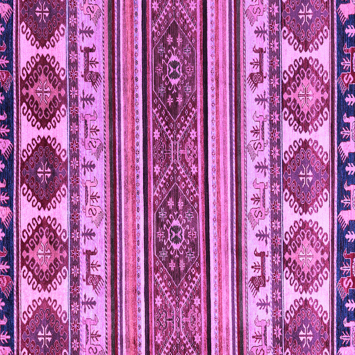Square Machine Washable Oriental Purple Modern Area Rugs, wshabs4213pur