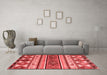 Modern Red Washable Rugs