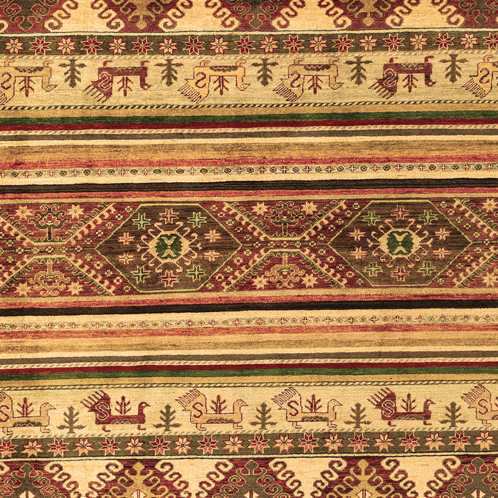 Machine Washable Oriental Brown Modern Rug, wshabs4213brn