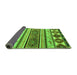 Sideview of Oriental Green Modern Rug, abs4213grn