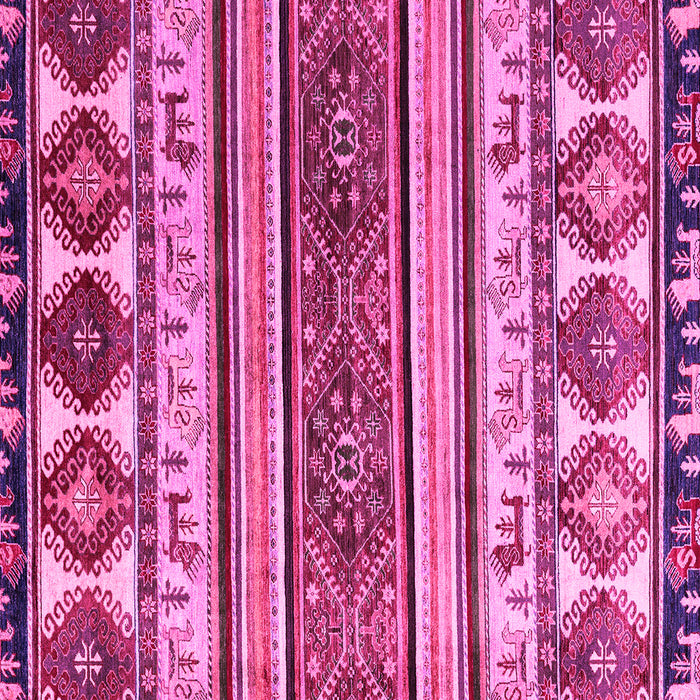 Square Oriental Pink Modern Rug, abs4213pnk