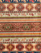 Abstract Fire Brick Red Oriental Rug, abs4213