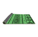 Sideview of Oriental Emerald Green Modern Rug, abs4213emgrn