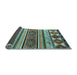 Sideview of Oriental Light Blue Modern Rug, abs4213lblu