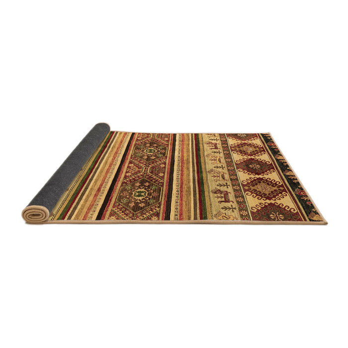 Sideview of Oriental Brown Modern Rug, abs4213brn