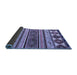 Sideview of Oriental Blue Modern Rug, abs4213blu