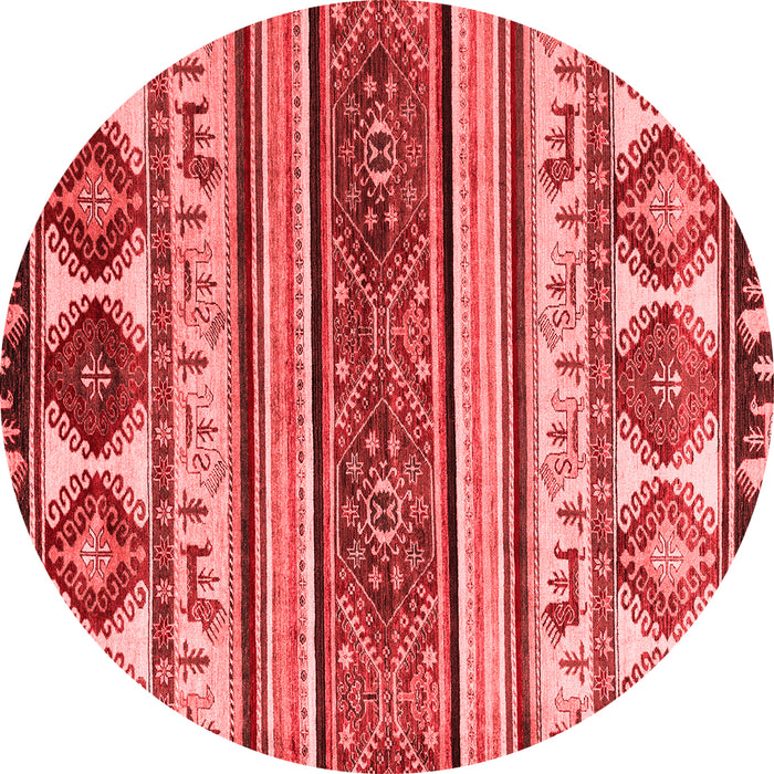 Machine Washable Oriental Red Modern Rug, wshabs4213red