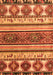 Oriental Orange Modern Rug, abs4213org