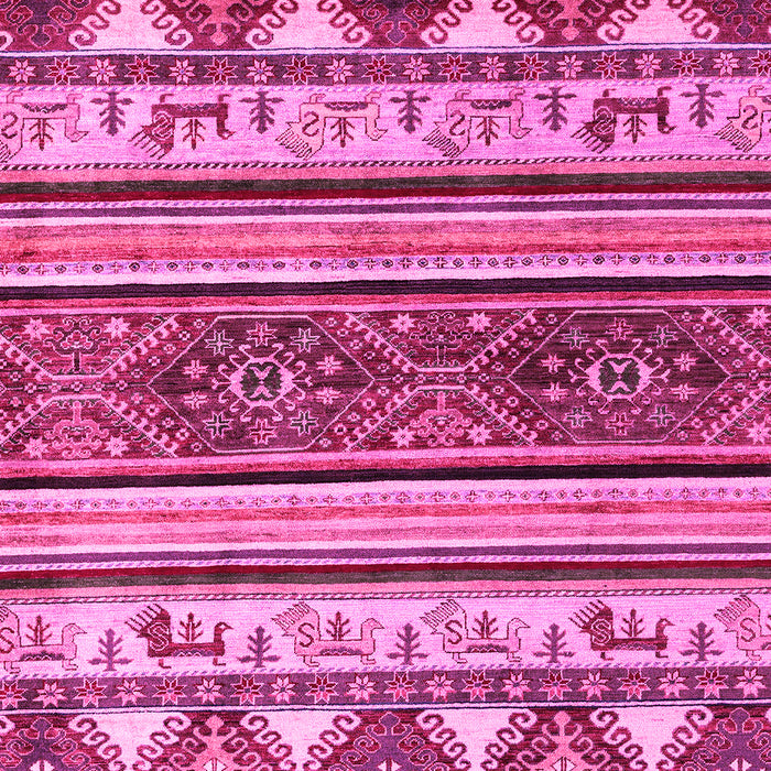 Machine Washable Oriental Pink Modern Rug, wshabs4213pnk