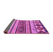 Sideview of Oriental Purple Modern Rug, abs4213pur