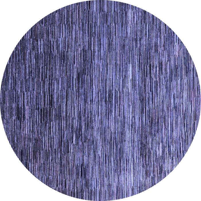 Round Oriental Blue Modern Rug, abs4214blu