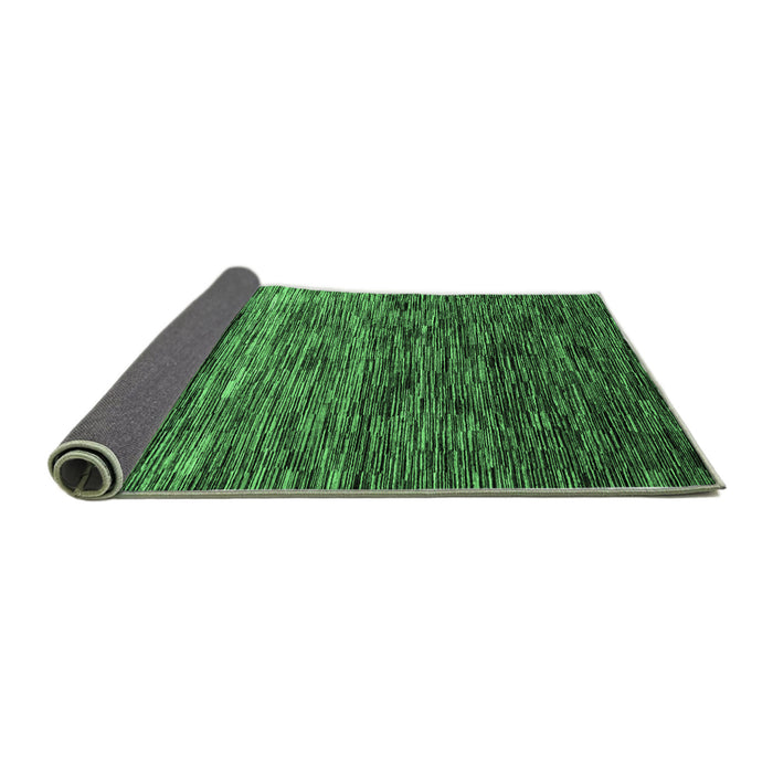 Sideview of Oriental Emerald Green Modern Rug, abs4214emgrn