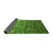 Sideview of Oriental Green Modern Rug, abs4214grn