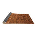 Sideview of Oriental Orange Modern Rug, abs4214org