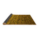 Sideview of Oriental Yellow Modern Rug, abs4214yw