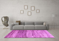 Machine Washable Oriental Purple Modern Rug, wshabs4215pur