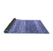 Sideview of Oriental Blue Modern Rug, abs4215blu