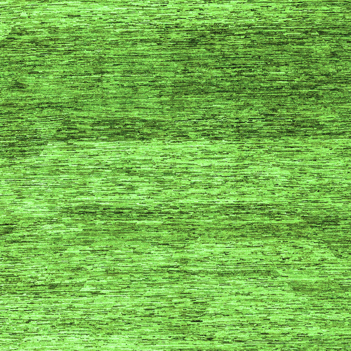 Machine Washable Oriental Green Modern Area Rugs, wshabs4215grn