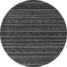 Round Machine Washable Oriental Gray Modern Rug, wshabs4216gry