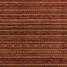 Square Machine Washable Oriental Orange Modern Area Rugs, wshabs4216org