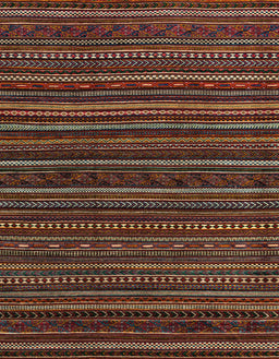 Abstract Brown Oriental Rug, abs4216
