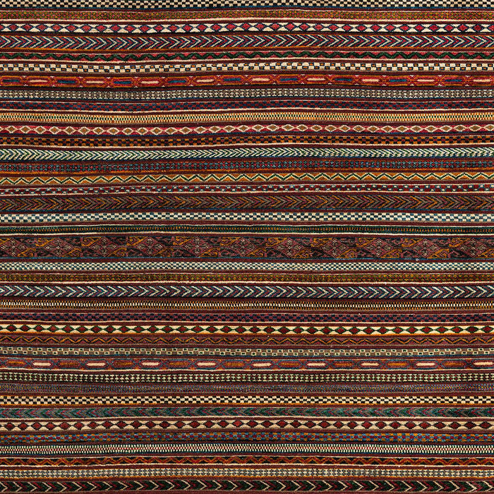 Machine Washable Abstract Brown Rug, wshabs4216