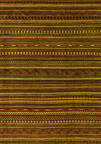 Oriental Yellow Modern Rug, abs4216yw