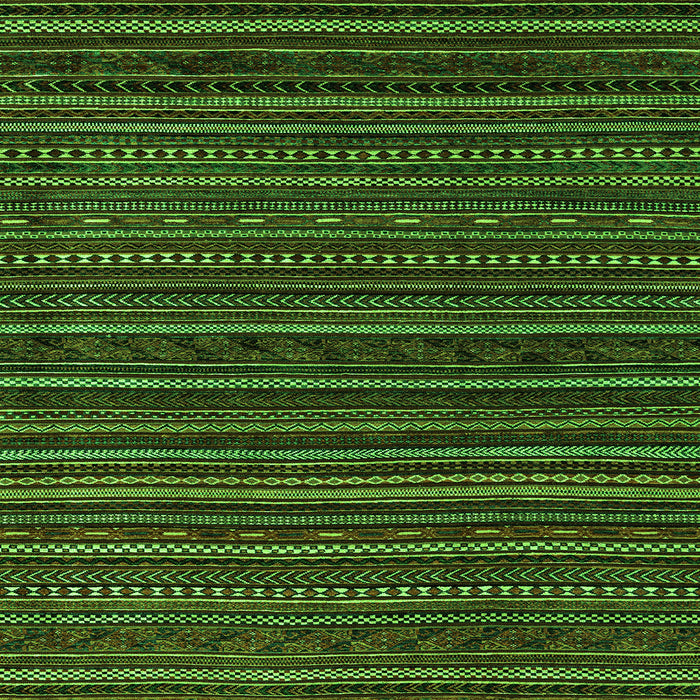 Square Oriental Green Modern Rug, abs4216grn