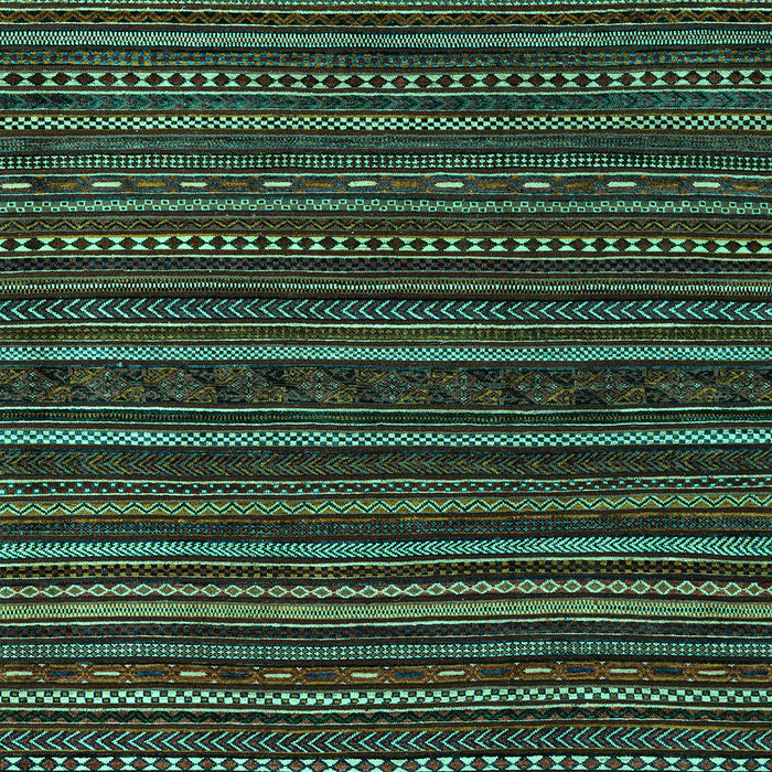 Machine Washable Oriental Turquoise Modern Area Rugs, wshabs4216turq