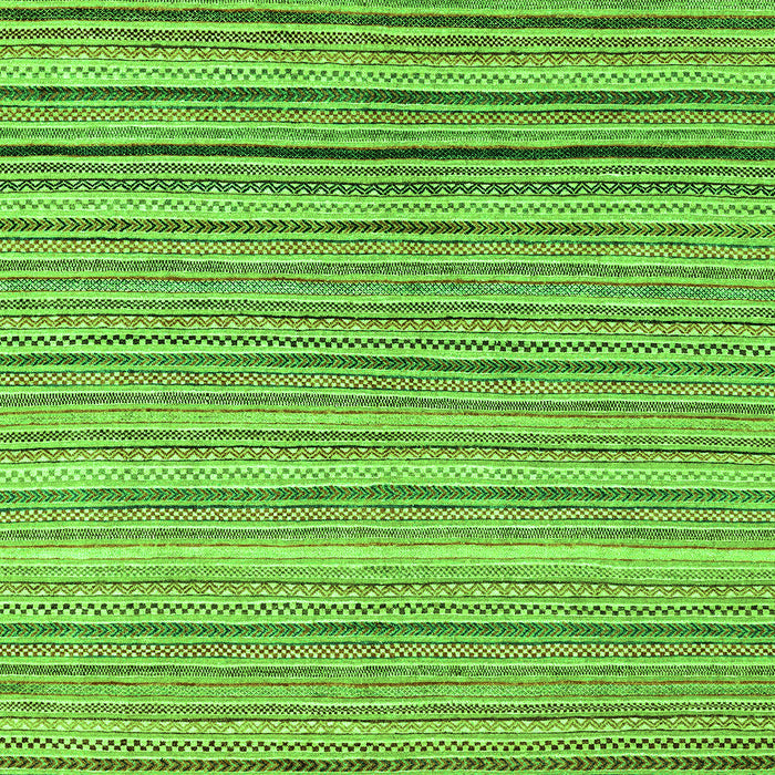 Machine Washable Oriental Green Modern Area Rugs, wshabs4217grn