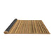 Sideview of Oriental Brown Modern Rug, abs4217brn