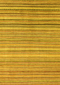 Oriental Yellow Modern Rug, abs4217yw