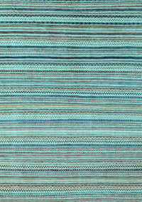 Oriental Light Blue Modern Rug, abs4217lblu