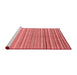 Modern Red Washable Rugs