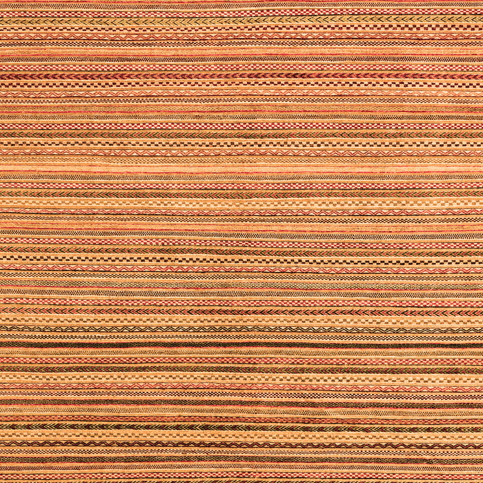 Square Oriental Orange Modern Rug, abs4217org