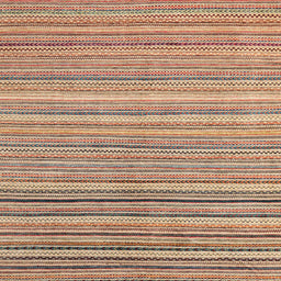 Square Abstract Yellow Oriental Rug, abs4217