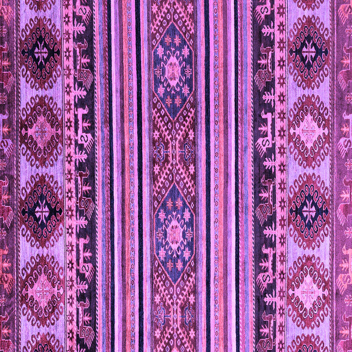 Square Machine Washable Oriental Purple Modern Area Rugs, wshabs4218pur
