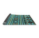 Sideview of Oriental Light Blue Modern Rug, abs4218lblu