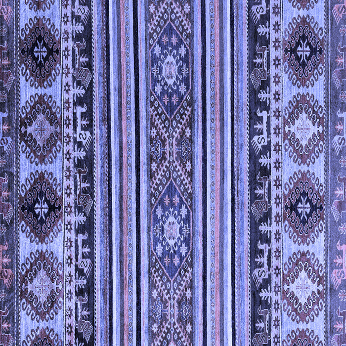 Square Oriental Blue Modern Rug, abs4218blu