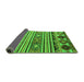 Sideview of Oriental Green Modern Rug, abs4218grn